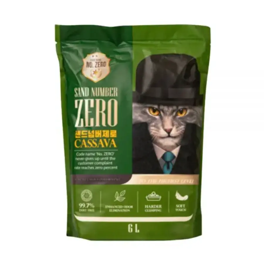 레옹펫 샌드넘버제로 카사바 6L (18개)_이미지