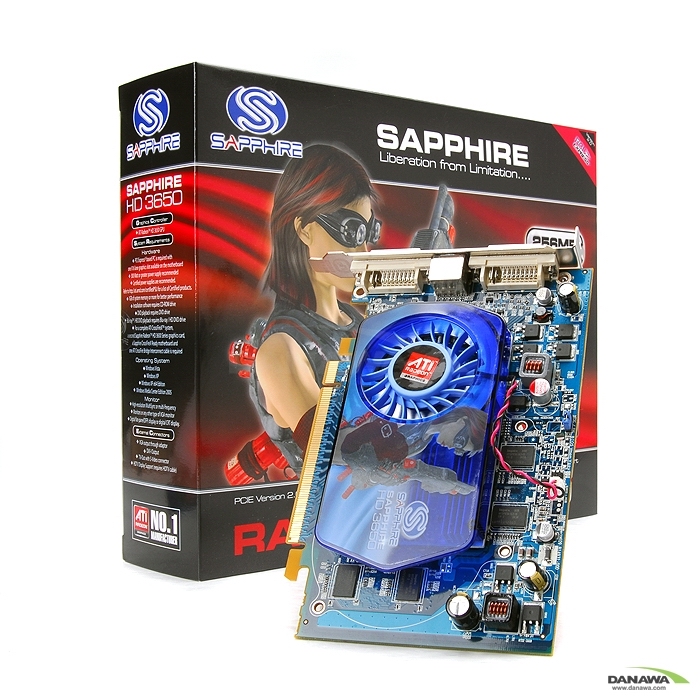 SAPPHIRE 라데온 HD 3650 256MB (S:1GB) 서든어택 이엠텍