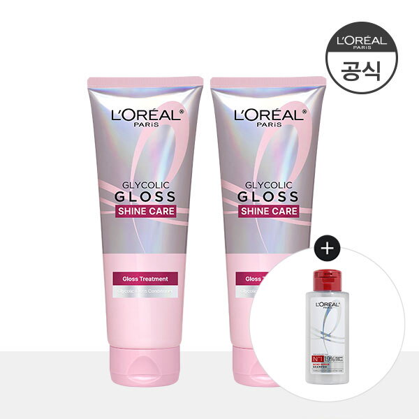 로레알파리 글라이콜릭 글로스 헤어팩 200ml (2개)_이미지