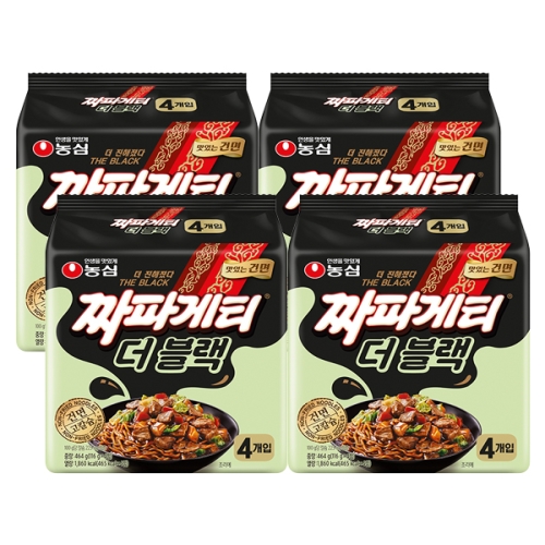 농심 짜파게티 더 블랙 116g (16개)_이미지