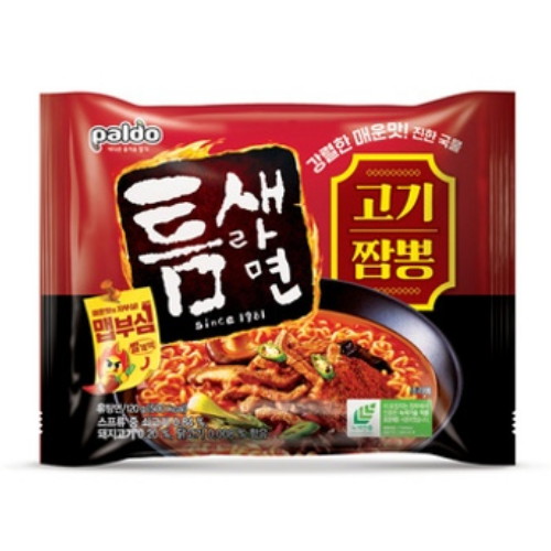 팔도 틈새라면 고기짬뽕 120g