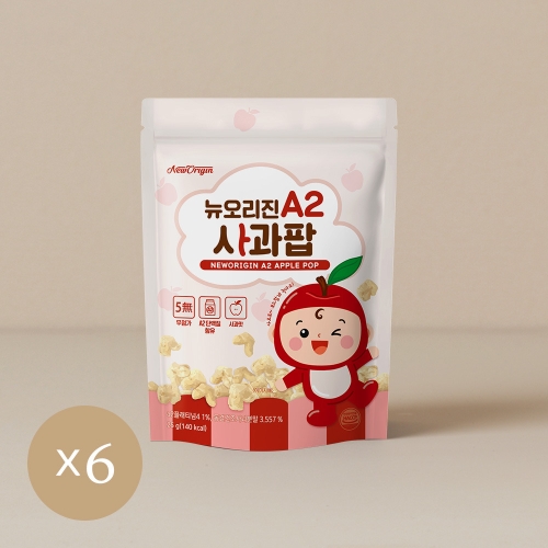 뉴오리진 뉴오리진 A2 사과팝 25g이미지입니다. 누르면 해당 게시물로 새창이동합니다.