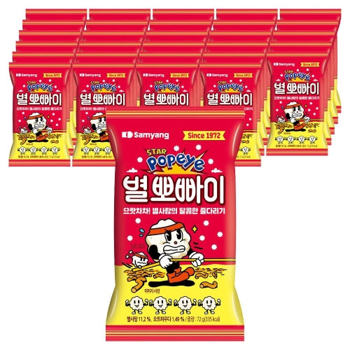 삼양식품 별뽀빠이 72g (50개)