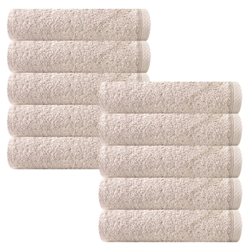 호텔 수건 160g 40수 코마사 베이지 10개