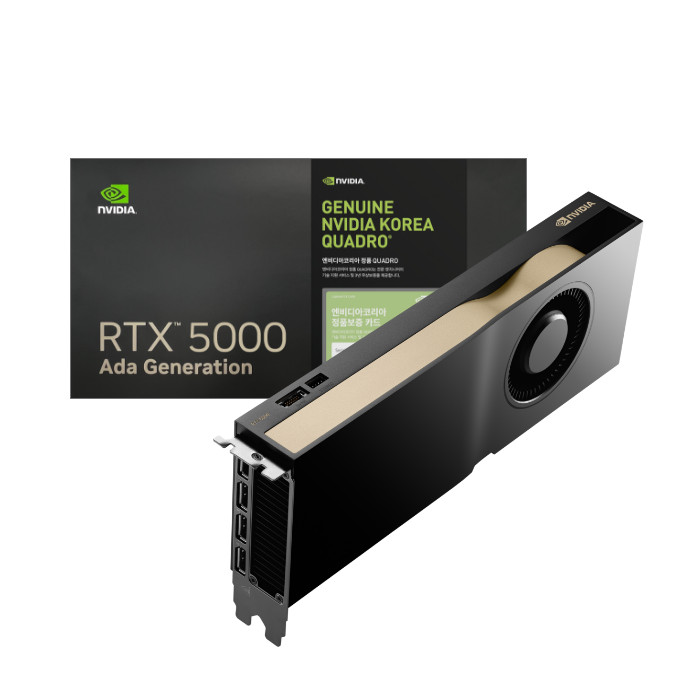 NVIDIA RTX 5000 Ada Generation D6 32GB이미지입니다. 누르면 해당 게시물로 새창이동합니다.