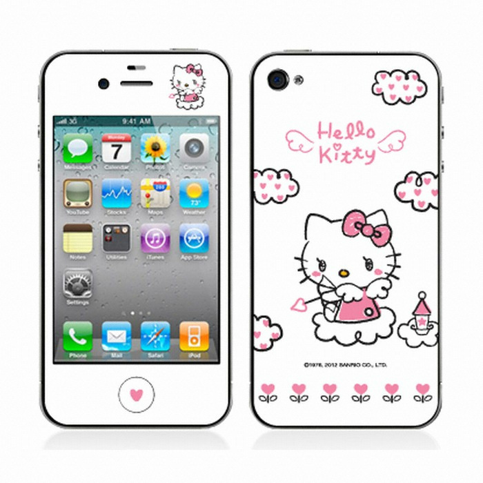 POPSKIN 오리지날 헬로키티 Pink Angel Cupid