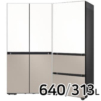 <b>삼성</b>전자 비스포크 <b>키친</b><b>핏</b> Max RM70F63R2ZG + <b>키친</b><b>핏</b> 에센셜 RQ33DB74D2AP (화이트+베이지)