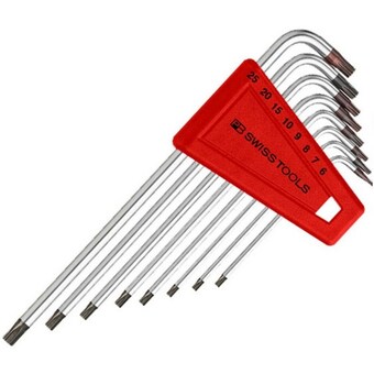 피비스위스툴 롱 <b>별</b><b>렌치</b> 세트 411.BH 6-25 (8pcs)