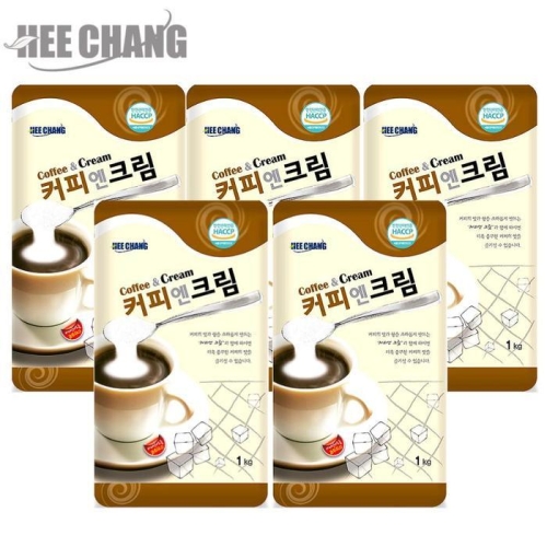 희창유업 커피&크림 1kg (5개)_이미지