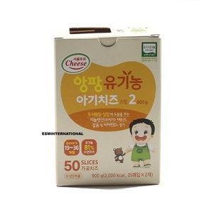 서울우유 앙팡 유기농 아기치즈 2단계 18g (50매)_이미지