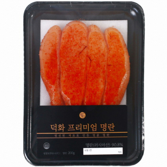 덕화푸드 덕화명란 프리미엄 명란 200g (1개)_이미지