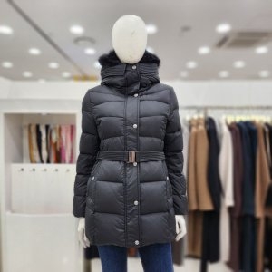 조이너스 겨울 롱 패딩 여우털100% 거위털 중기장 점퍼DW1WIH0360