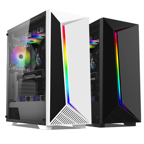 BRAVOTEC SWORD S820 RGB 타이탄 글래스 (블랙)_이미지