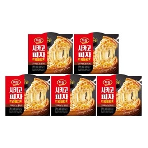 하림 시카고피자 트리플치즈 365g (5개)_이미지
