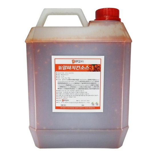 미담푸드 알파치킨소스 5kg (1개)