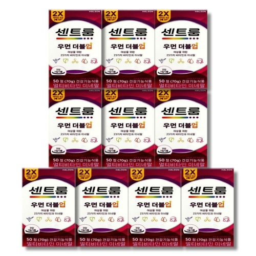 센트룸 우먼 더블업 멀티비타민 미네랄 50정 (10개)_이미지