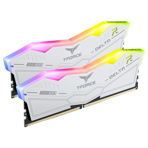 TeamGroup T-Force DDR5-7200 CL34 Delta RGB 화이트 패키지 (32GB(16Gx2))_이미지