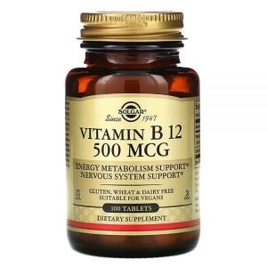 솔가 비타민 B12 500mcg 100캡슐 (3개)