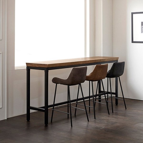 우드슬랩 스타벅스 홈바 바 테이블 1200