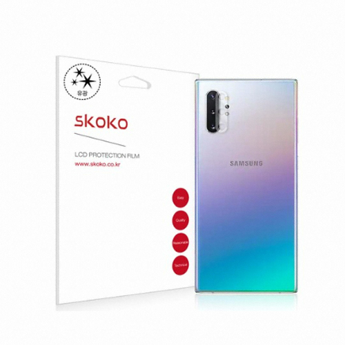 스코코 갤럭시노트10 플러스 카메라 렌즈 보호필름 (액정 2매)_이미지