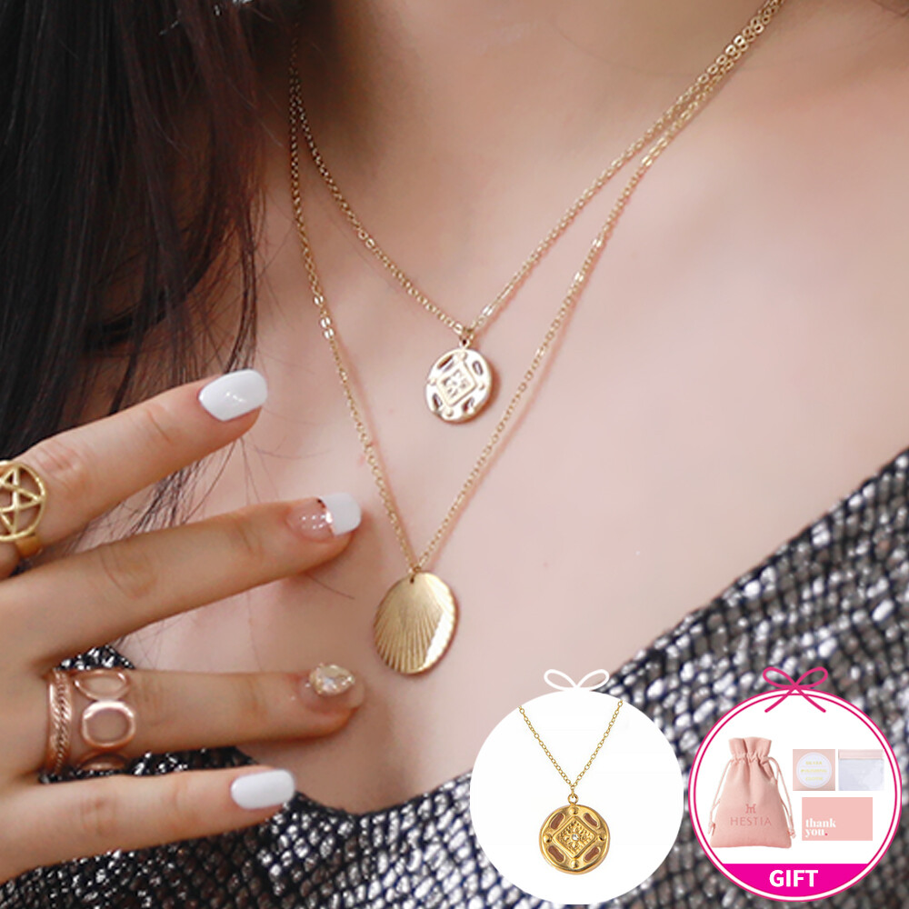 헤스티아 Amelie Surgical Steel Necklace 서지컬 목걸이/HTSC-21173_이미지