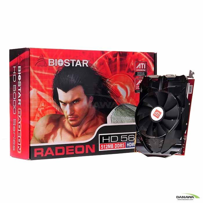 BIOSTAR �󵥿� HD 5670 D5 512MB �Ǿ���Ʈ