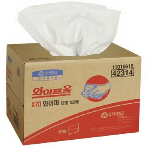 유한킴벌리 와이프올 X70 와이퍼 대형이미지입니다. 누르면 해당 게시물로 새창이동합니다.