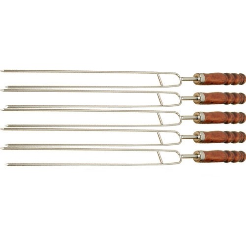 노마드 원목 바베큐 꼬치 5p (2열)_이미지