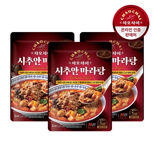 샘표식품 샘표 차오차이 시추안 마라탕 500g (3개)_이미지