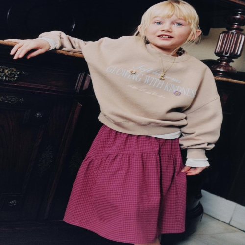 자라 체크 미디 스커트 레드베리 1280672671 908573_이미지