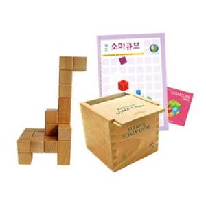 가베가족 큰솔 원목 소마큐브 1단계 세트 (KS1509)_이미지