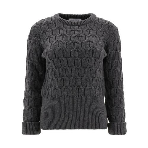 톰브라운 니트 스웨터 FKA428A Y1024 (035, 그레이)