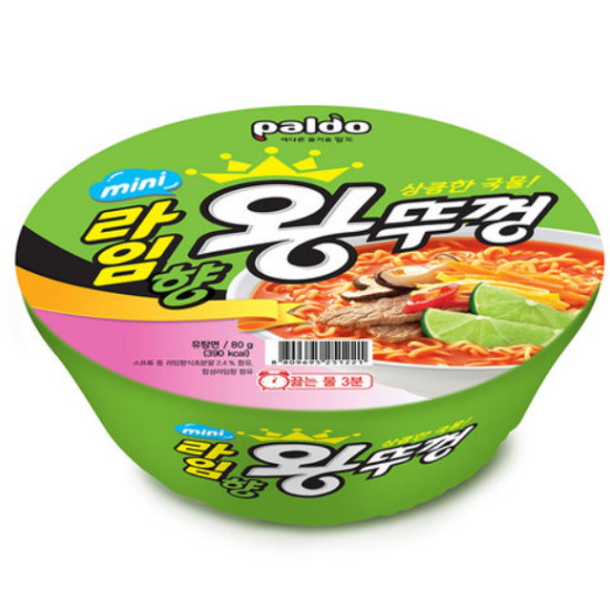 팔도 미니 라임향 왕뚜껑 80g (16개)_이미지