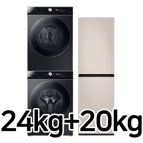 삼성전자 비스포크 AI WF24B9600KV + DV20B9760CV + DF24CB9900ER_이미지