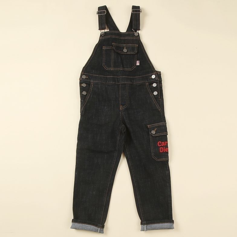 키즈 인디고 생지데님 오버롤120-155KM3DPU914 KM3DPU914