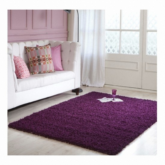 한일카페트 엔젤 딥퍼플 샤기카페트 (230x160cm)_이미지