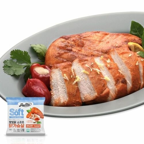 푸드나무 맛있닭 소프트 닭가슴살 탄두리맛 100g (30개)_이미지