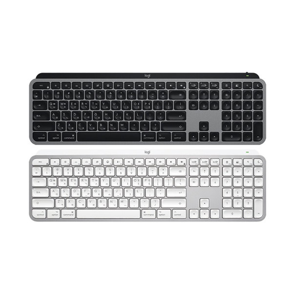 로지텍 MX Keys S for Mac (정품) (페일그레이)_이미지