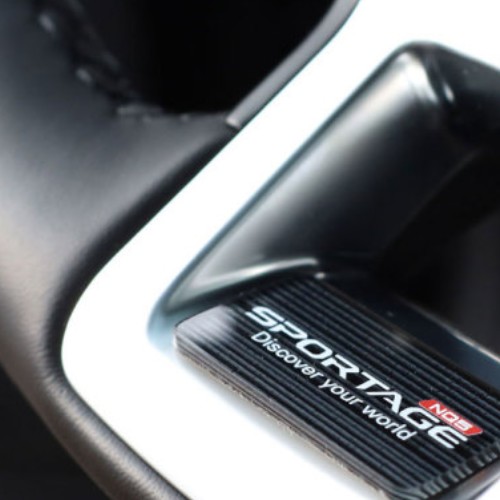 아크릴 핸들 엠블럼 기아 스포티지 NQ5