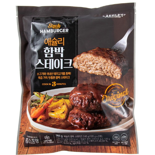 이랜드이츠 애슐리 홈스토랑 함박 스테이크 360g (1개)_이미지