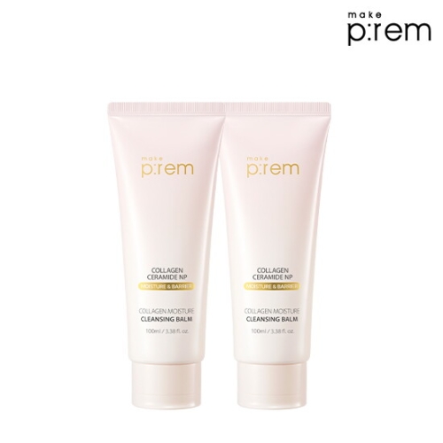 메이크프렘 콜라겐 모이스처 클렌징 밤 100ml (2개)