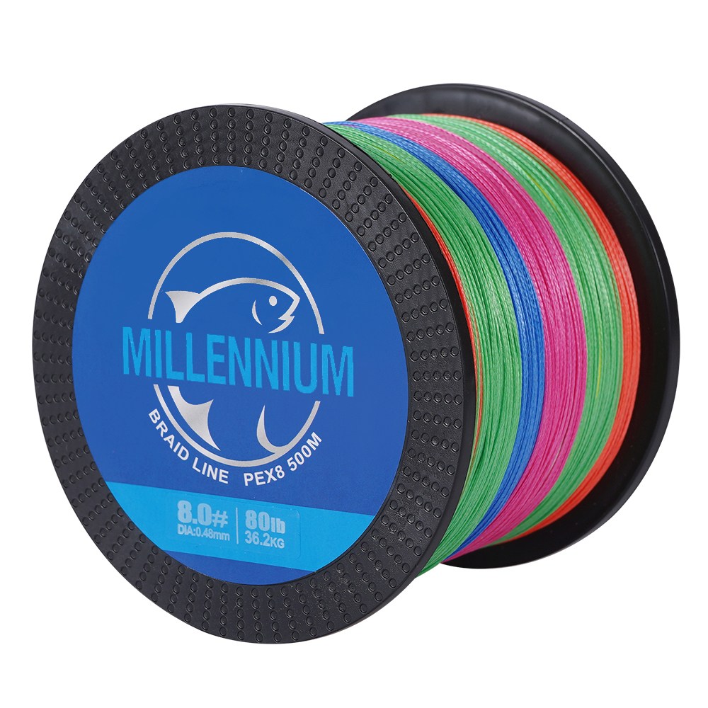 [불명] 밀레니엄 PE 라인 8합사 오색