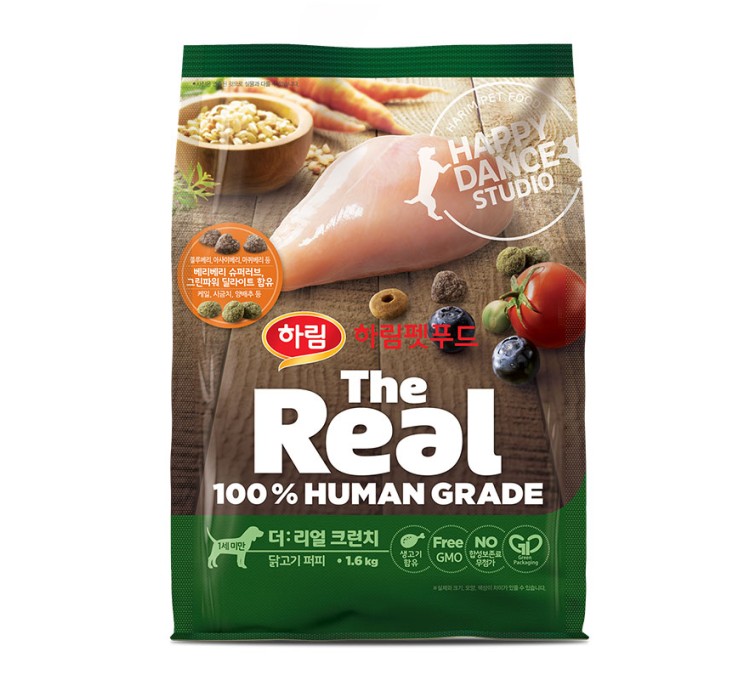 더리얼 독 크런치 닭고기 어덜트 1.6kg (2개)_이미지
