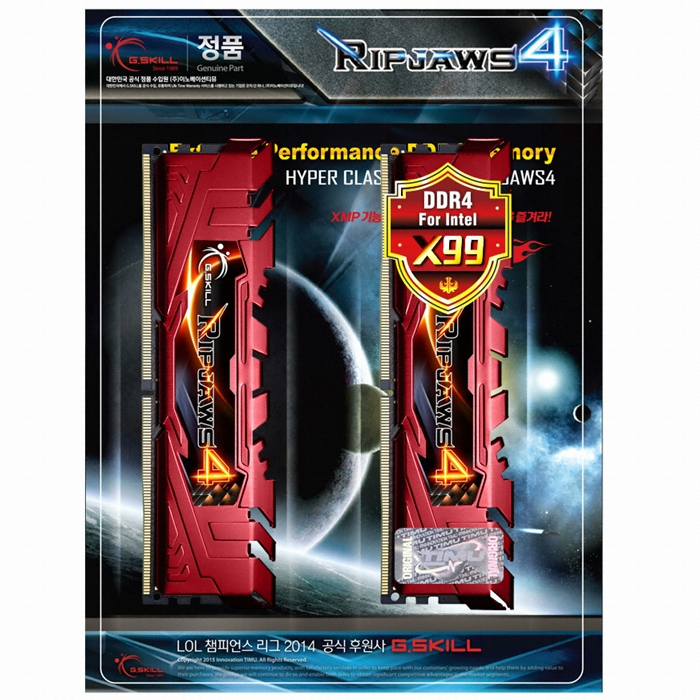 G.SKILL DDR4-2666 CL15 RIPJAWS4 RR ��Ű��