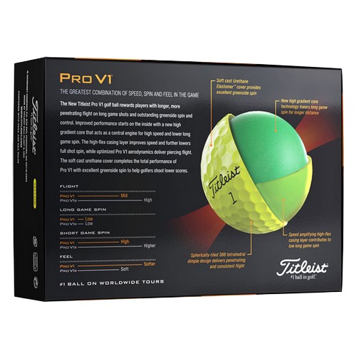 타이틀리스트 2023 프로 V1 (컬러공, 6개)_이미지
