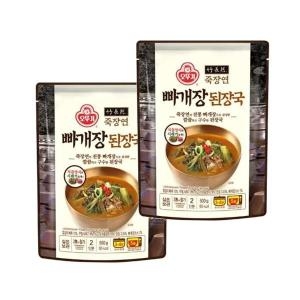 오뚜기 죽장연 빠개장 된장국 500g (2개)_이미지