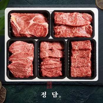 SSG정담 1++(7)등급 농협영주한우 VVIP 로스모음4호 2.5kg [1개]