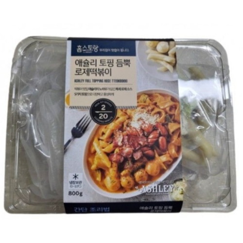 이랜드이츠 애슐리 토핑 듬뿍 로제떡볶이 800g (1개)