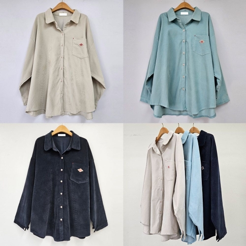 아이우먼 위쉬몰 LY 로이라벨골덴루즈남방 T528H412 빅사이즈