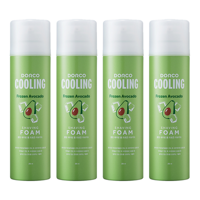 도루코 쿨링 프로즌 아보카도 쉐이빙폼  250ml (4개)_이미지